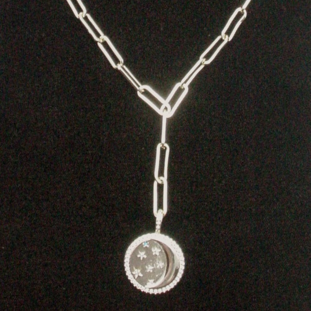 Melinda Maria You're a Star Moon Stars Lariat Necklace ~ Rachel Zoe Curateur Box